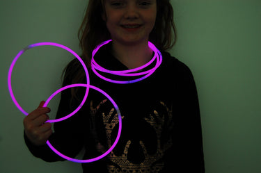 Premium Jumbo Pink Glow Necklaces- 50 per package